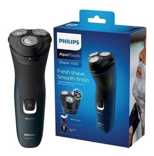 Afeitadora Philips 3d Acuatica, Inalámbrica Con Patillero