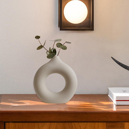 A Jarrón De Cerámica Minimalista Moderno, Jarrones De Arte