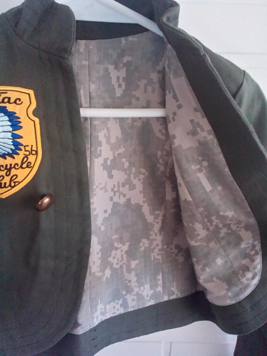 Camperita Gabardina Estilo Militar Ts