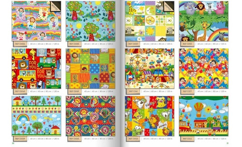 Imagem 2 de 2 de Papel De Presente Resma 50x60 Infantil Com 40 Unidades