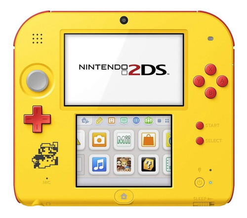 Nintendo 3DS 2DS Super Mario Maker Edition cor  amarelo e vermelho