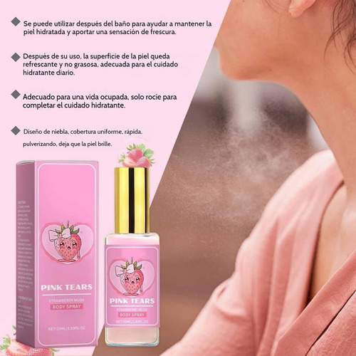 Cg Leche Corporal En Spray Con Fresa Fresca