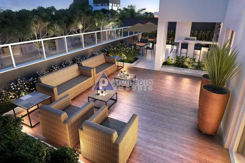 Apartamento À Venda, 2 Quartos, 2 Vagas, Botafogo - Rio De Janeiro/rj - 23056