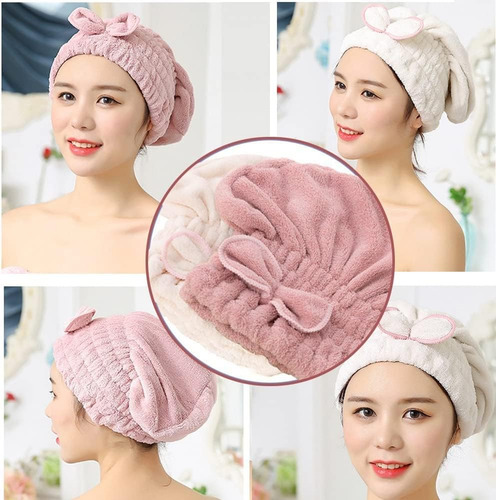 3 Toallas De Microfibra Para El Cabello, Extrame Suaves Y Ul