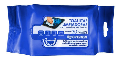 Toallitas Para Limpieza De Electrónicos Steren Lim-126(6) Color Blanco