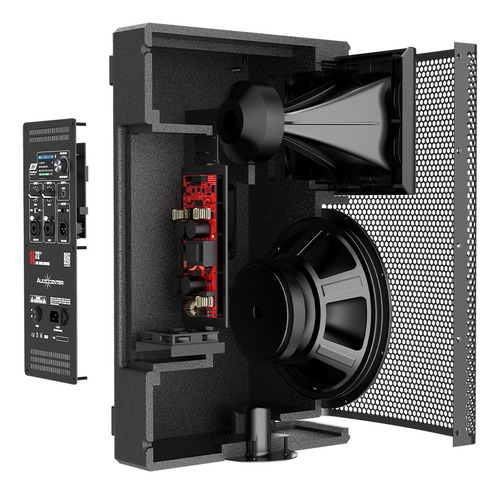 Bafle Audiocenter Sa312+ Activo 1000w Pantalla Lcd 132db Max