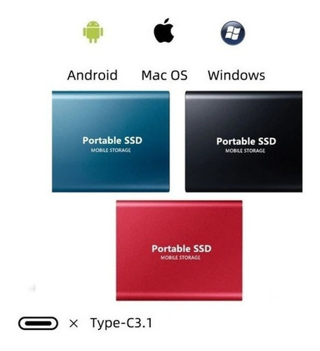 Disco Duro Externo Ssd Usb3-1gen1 16tb Para Tableta Portátil