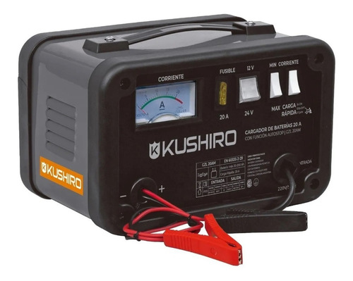 Cargador Bateria 12/24v Kushiro Premium 20 A 250ah Auto Moto