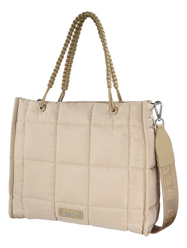 Bolsa Tote Enso Mujer Eb25310ttbe Beige