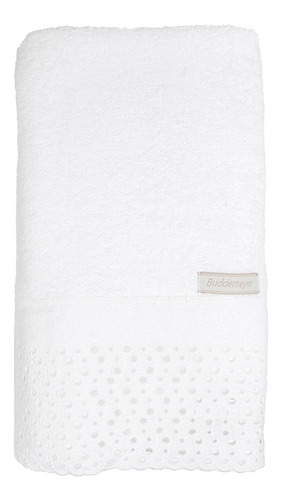 Toalha De Lavabo Com Aplicação Princess Branca 30x50cm - Bud