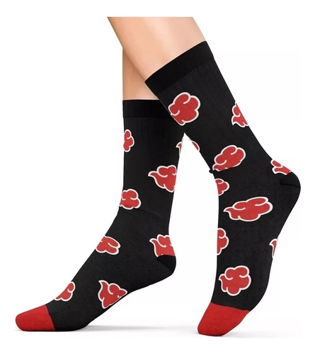 Calcetines Akatsuki Naruto Anime Nube Roja