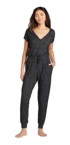 Pijama Overol Suave Jumpsuit Jumper Lounge Mujer Talla S - M