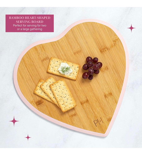 Tabla Para Picar Paris Hilton Juego Rosa 6 Piezas Corazón Rosa