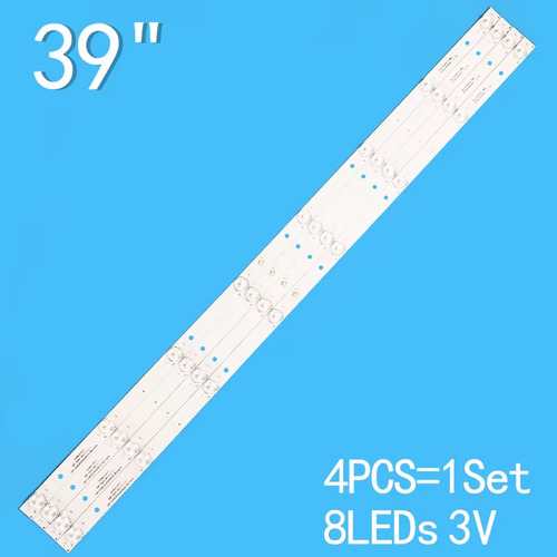 4 Tiras De 8 Leds Compatible Con Tv3916