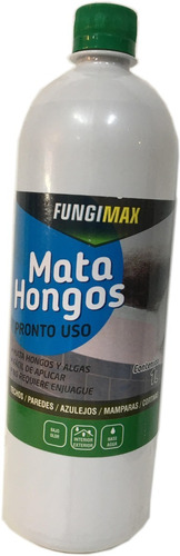 Imagen 1 de 4 de Fungicida Mata Hongos Pared Techos Fungimax 1 Lt Ferreplus