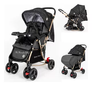 Coche Cuna Para Bebe Amplio Mango Reversible Flip2 Babyhappy