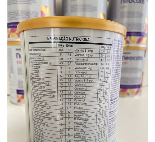 Neocate Lcp Danone 400g Kit Com 91 Unidades -envio Imediato Neutro