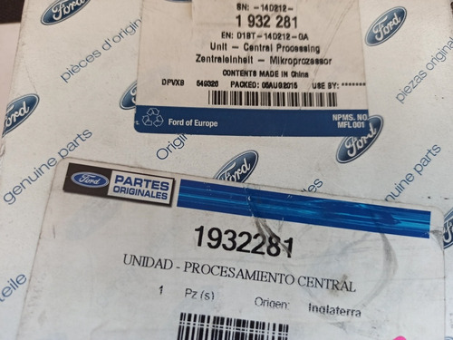Modulo Estereo Interfaz Sync Ford Focus 2014 Europa Original