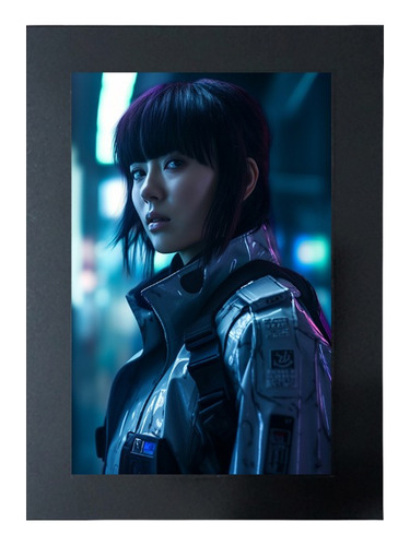 Cuadro De Motoko Kusanagi Ghost In The Shell # 3