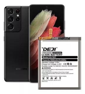 Batería Compatible Samsung S21 Ultra 5g 5000mah Marca Deji