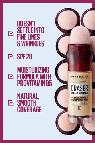 Maquillaje Tratamiento Eraser Maybelline 20 Ml 190