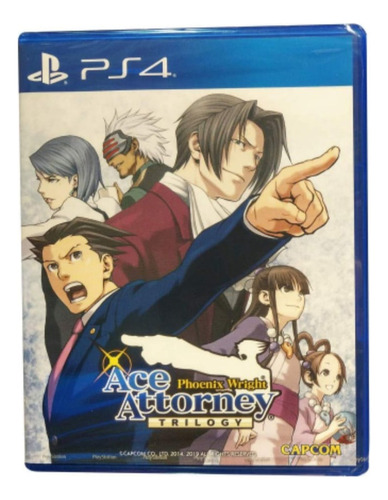 Jogo Ace Attorney Trilogy Phoenix Wright Ps4 Novo