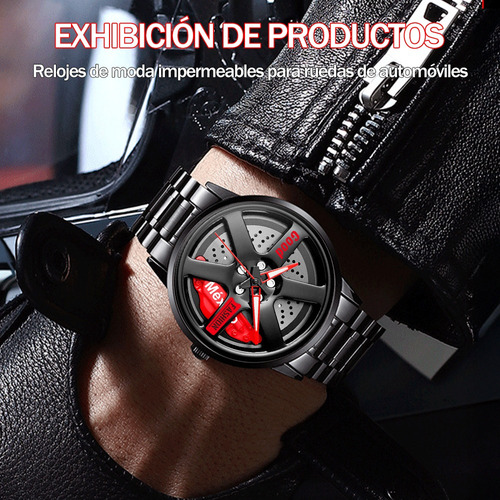 Reloj Giratorio Rin Reloj Hombre Deportivo Reloj Analogico