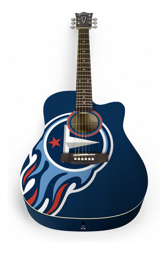 Guitarra Acustica Nfl Tennessee Titans