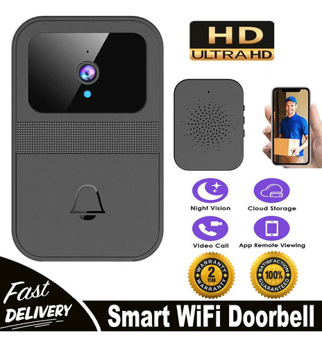 Smart Doorbell Wifi Wireless Intercom Video Security Camera 