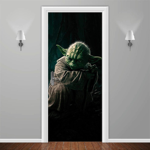 Adesivos Decorativos Star Wars Darth Vader Mestre Yoda