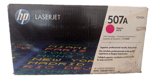 Toner Original Hp 507a Magenta (empaque Maltratado)