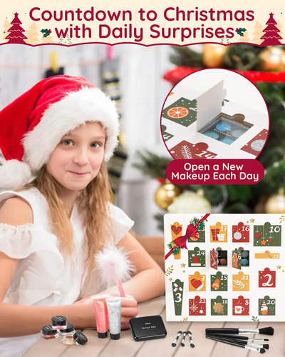 Set De Regalo De Navidad Gleamkid Con Calendario De Adviento