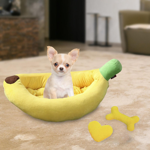 Cama Para Perros Con Cojín Para Cachorros En Forma De M