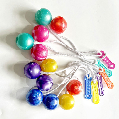 4 Bump Balls With Lights Azul