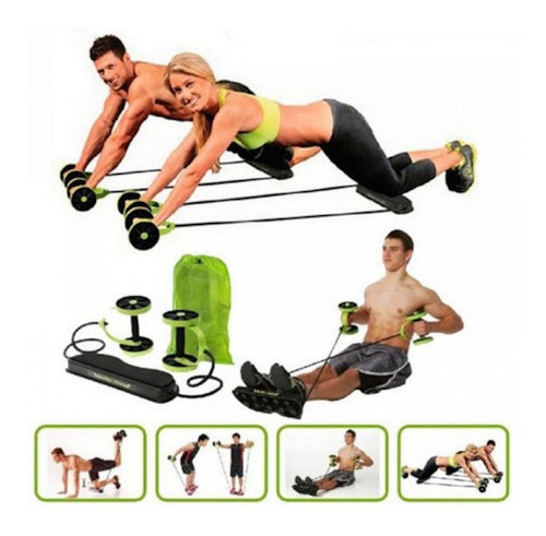 Imagen 2 de 2 de Revoflex Xtreme Rueda De Abdominales Multifuncional + Bolso