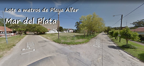 Lote En Mar Del Plata A Metros Del Mar - Playa Alfar