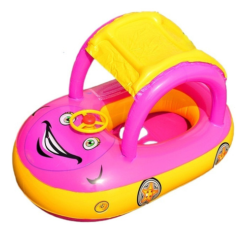 Flotador De Piscina Inflable For Bebés Con Toldo
