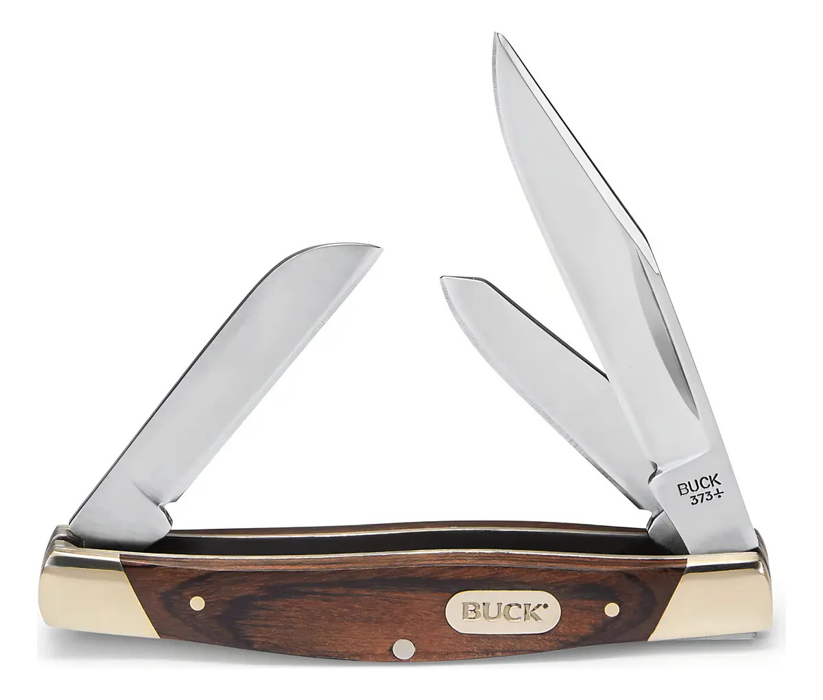 Buck Knives 373 Trio - Cuchillo De Bolsillo Plegable De 3 Cu