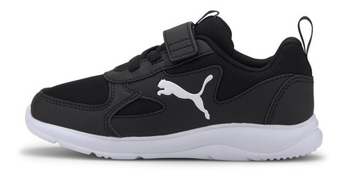 Zapatilla Puma Fun Racer Ac Ps Negro Niño