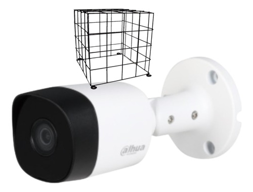 Dahua Bullet Camara Seguridad 2mp B1a21p Fhd 1080 Jaula 20cm