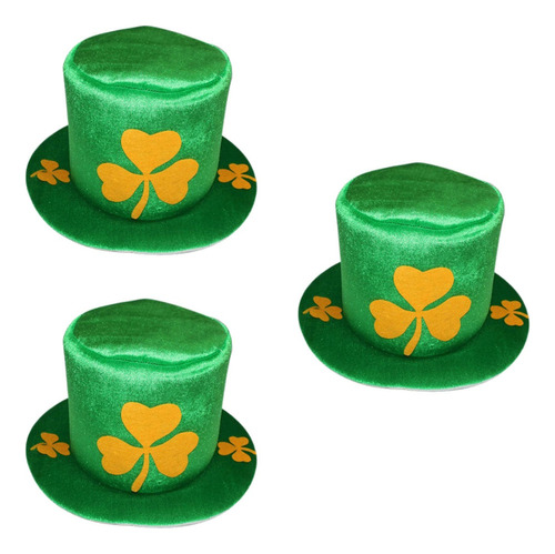 Pack De 3 Gorras Para Fiesta, Para El Día De San Patricio, U