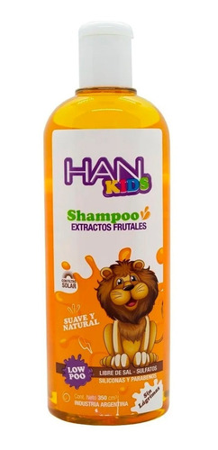Han Kids Shampoo Infantil Niños Baja Espuma Low Poo X 350 