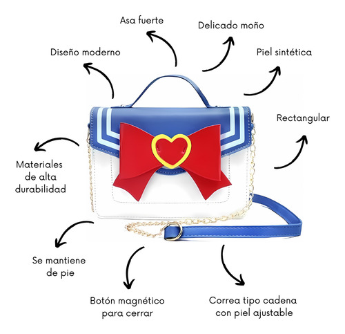 Bolsa Sailor Moon Gato Luna Anime Serena Usagi Neko Kawaii