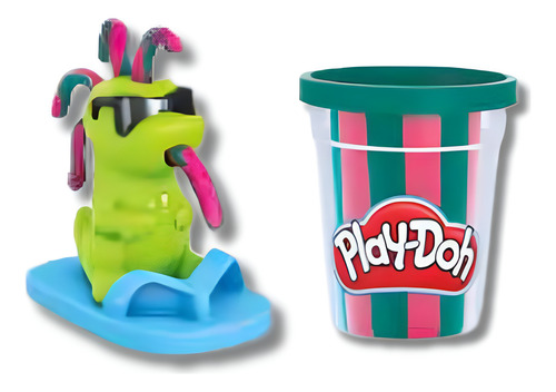 Masa Play-doh Sun Fun Pals Ast 3 Pack Multicolor Animales