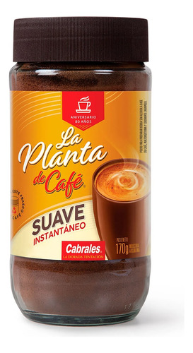 Cafe La Planta De Cafe Instantaneo Frasco Cabrales X 170g