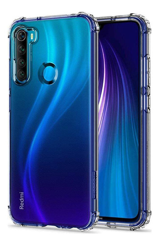 Estuche Funda Protectora Spigen Crystal Shell Para Xiaomi Redmi Note 8 | Color Claro | Calidad Premium | Ajuste Perfecto | Protección Antichoque