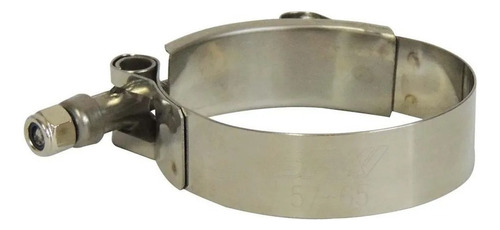 Abraçadeira Tucho 100% Inox T-clamp 57mm X 65mm 2 Polegada Cor Cinza