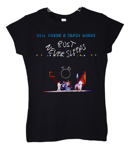Polera Mujer Neil Young And Crazy Horse Rus Rock Abominatron