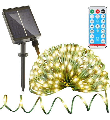 ~? Sunilluma Luces De Hadas Solares Al Aire Libre - 300 Led 