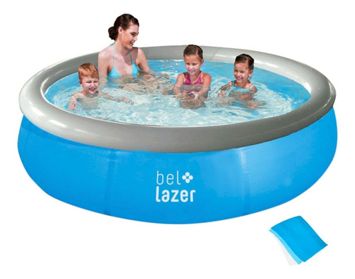 Piscina Inflável 1000l Com Kit Reparo 100000 Belfix